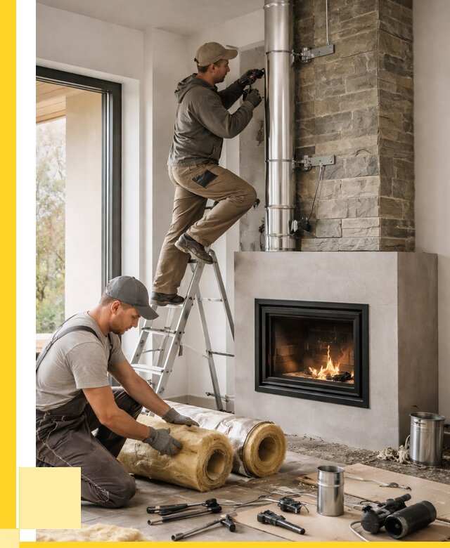 Монтаж дымоходов для каминов в Туймазы от 15285 р. ЭриданТмз