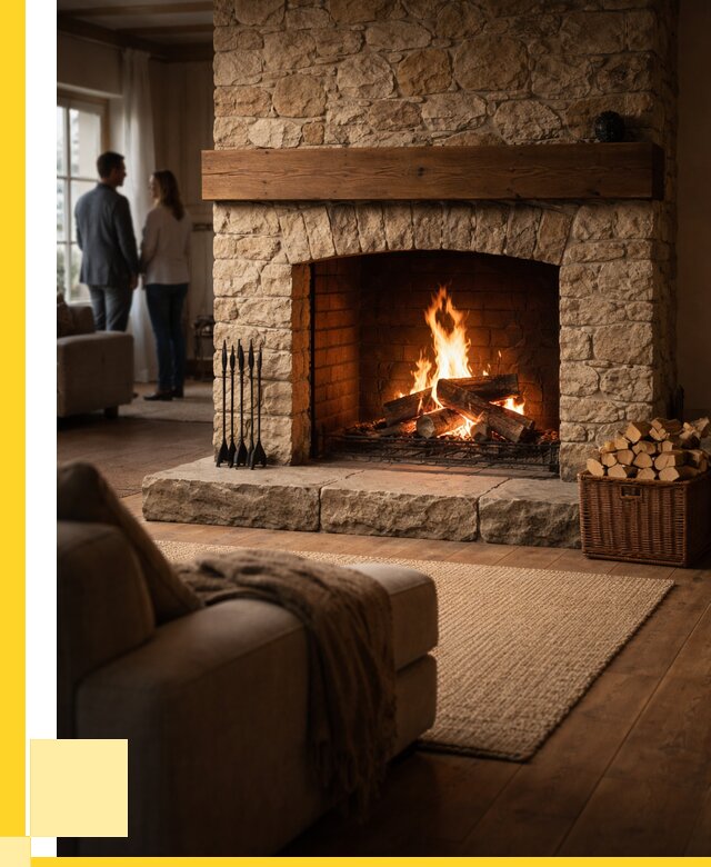 Открытые камины под ключ в Туймазы от 152850 р. ЭриданТмз