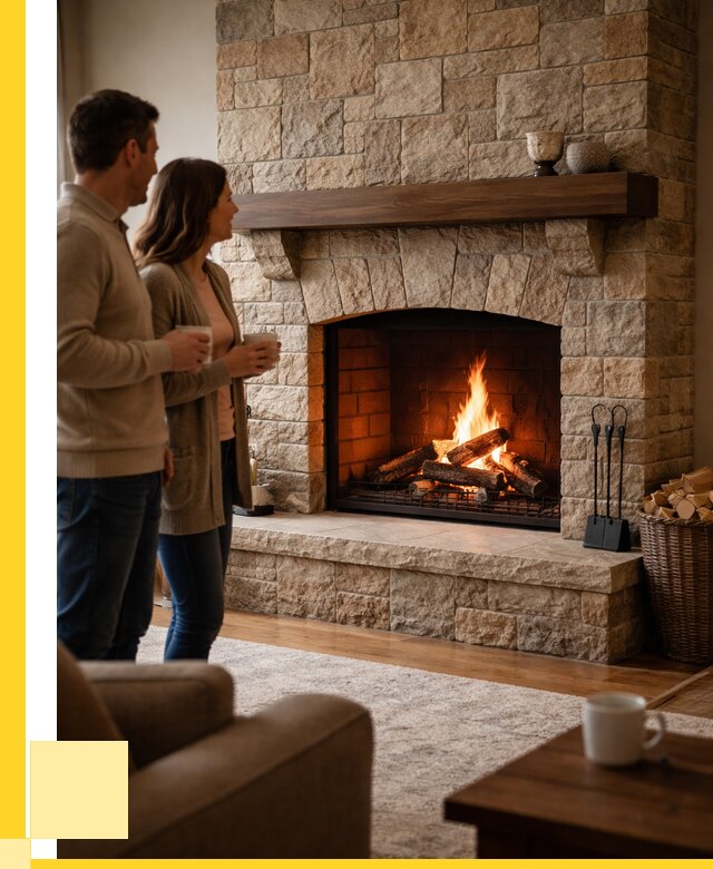 Каменные камины на заказ в Туймазы от 183420 р. | ЭриданТмз