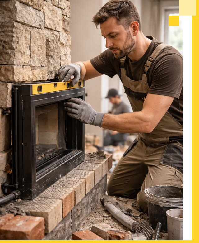 Дровяные камины под ключ в Туймазы: монтаж, обустройство