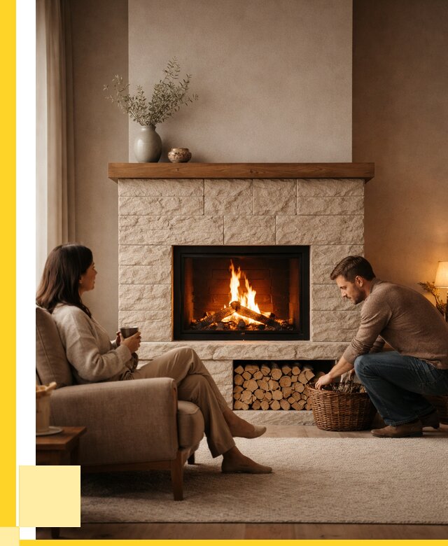 Камины для дома в Туймазы под ключ от 152850 р. | ЭриданТмз