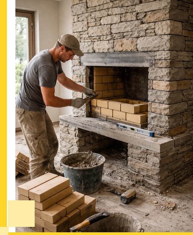 Кладка каминов и камина в Туймазы от 25475 р. ЭриданТмз