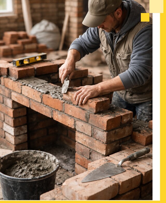 Кладка каминов под ключ в Туймазы профессиональная отделка и монтаж