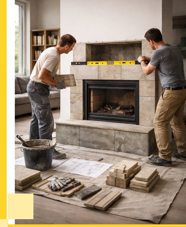 Монтаж каминов и установка в Туймазы от 45855 р. | ЭриданТмз