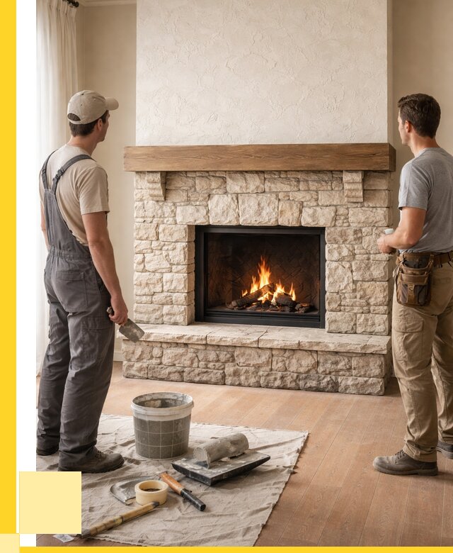 Отделка каминов в Туймазы от 6624 р. под ключ | ЭриданТмз