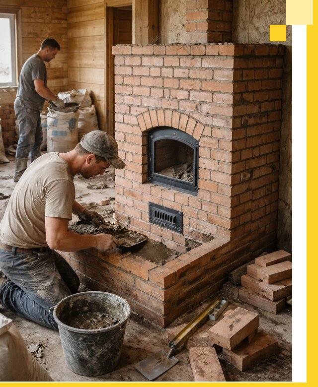 Профессиональное строительство печей в Туймазы под ключ