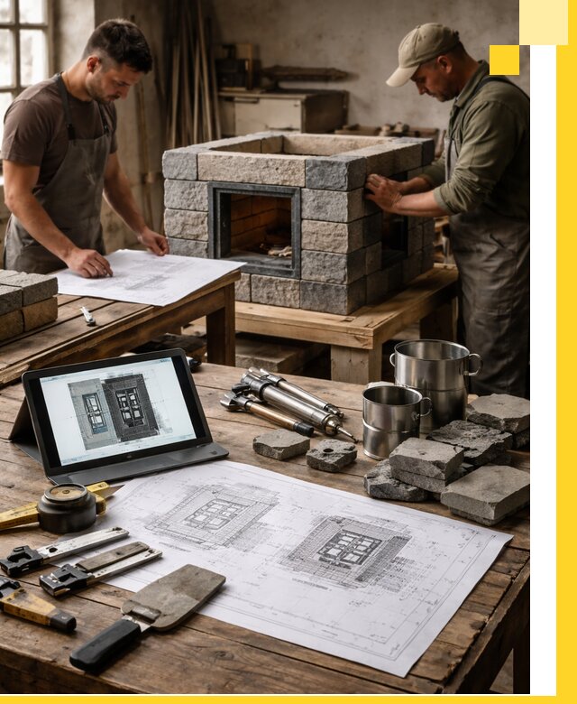 Разработка проектов печей с согласованием и монтажом в Туймазы