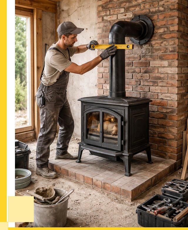 Монтаж печей установка банной печи в Туймазы от 15285 р. | ЭриданТмз