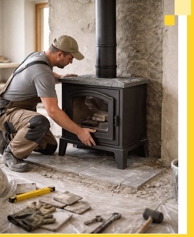 Профессиональный монтаж печей и каминов в Туймазы под ключ