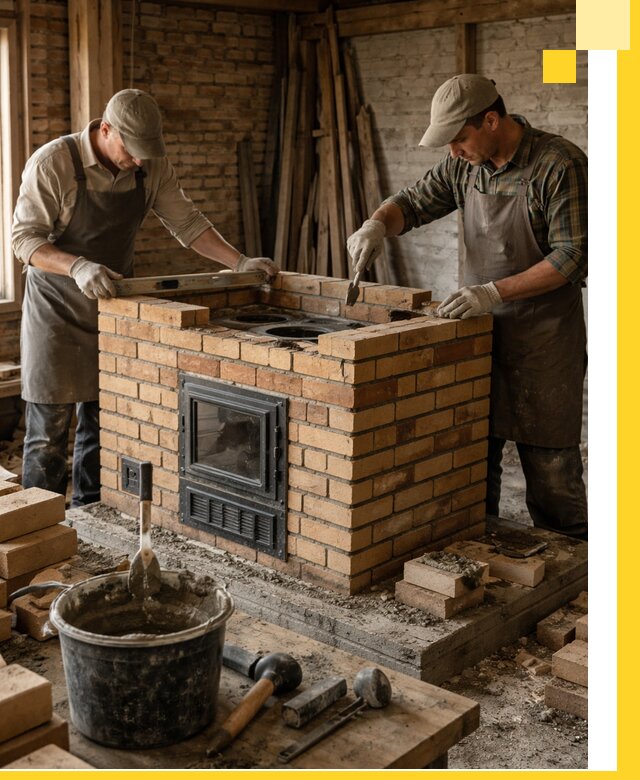 Изготовление и установка варочных печей под ключ в Туймазы