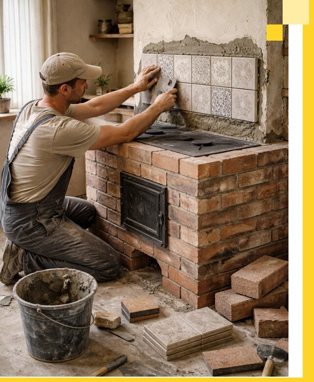 Печи с плитой на заказ монтаж гарантия и сервис в Туймазы