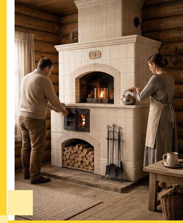 Русские печи в Туймазы: установка от 152850 р. ЭриданТмз