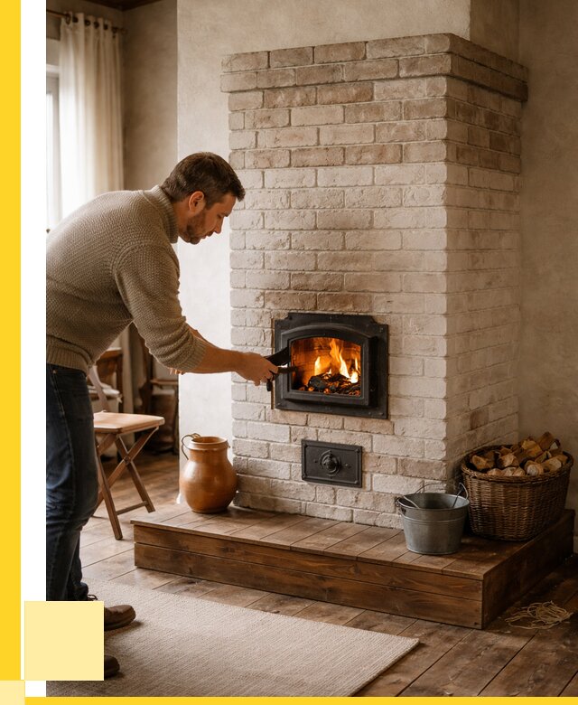 Печь голландка из кирпича в Туймазы от 86615 р. | ЭриданТмз