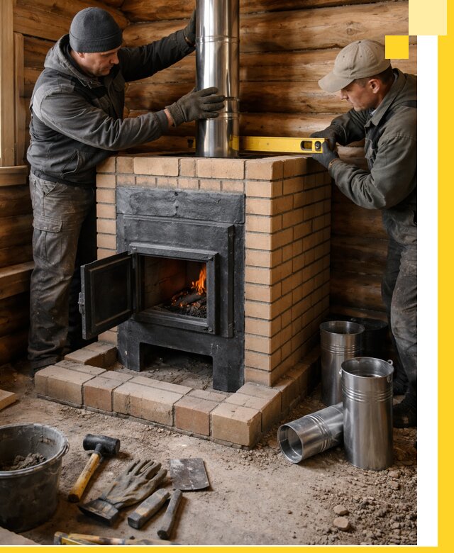 Проектирование, изготовление и установка банных печей в Туймазы