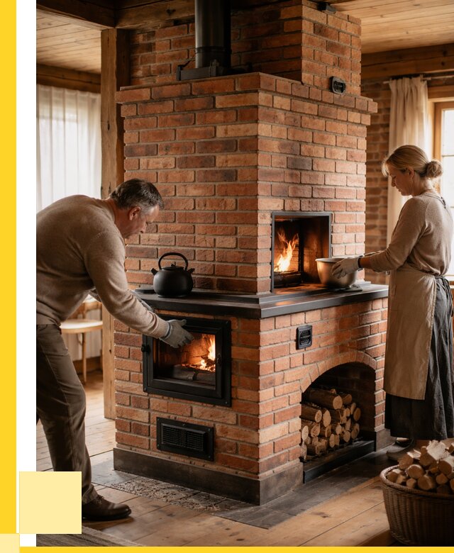 Печи для загородного дома под ключ в Туймазы от 81520 р. | ЭриданТмз