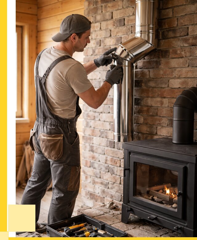 Монтаж дымоходов для печей в Туймазы от 7643 р. | ЭриданТмз