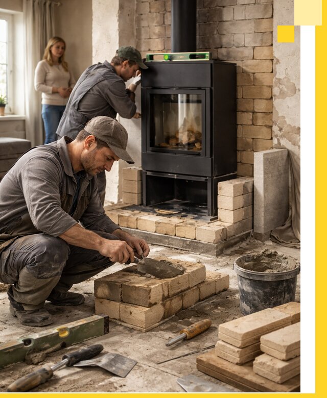 Печи и камины под ключ: проект, установка в Туймазы