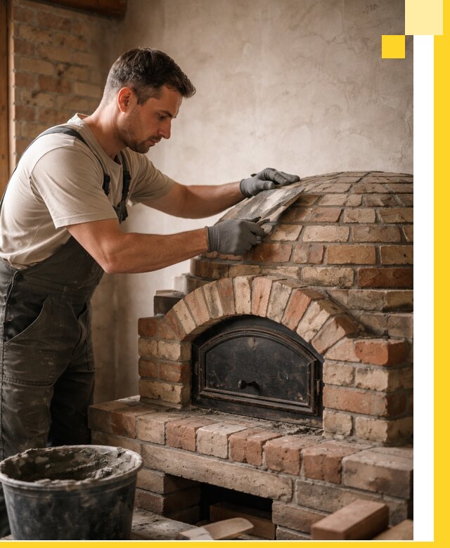 Изготовление и монтаж помпейских печей на заказ в Туймазы