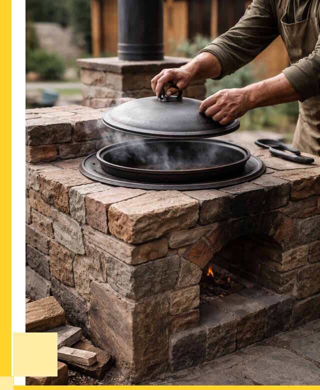 Печи для казана в Туймазы по цене от 18342 р. | ЭриданТмз