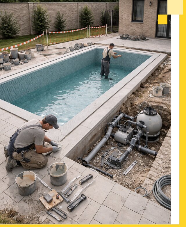 Строительство бассейнов под ключ в Туймазы: проекты и монтаж