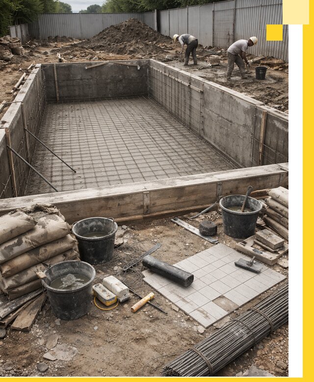 Строительство бассейнов под ключ в Туймазы, дизайн и монтаж