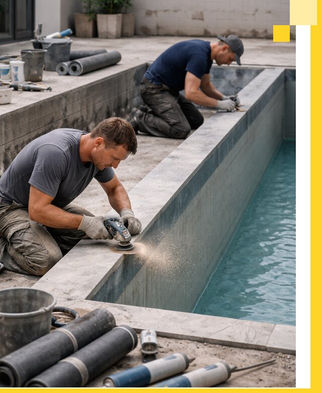 Профессиональный ремонт бассейнов под ключ в Туймазы