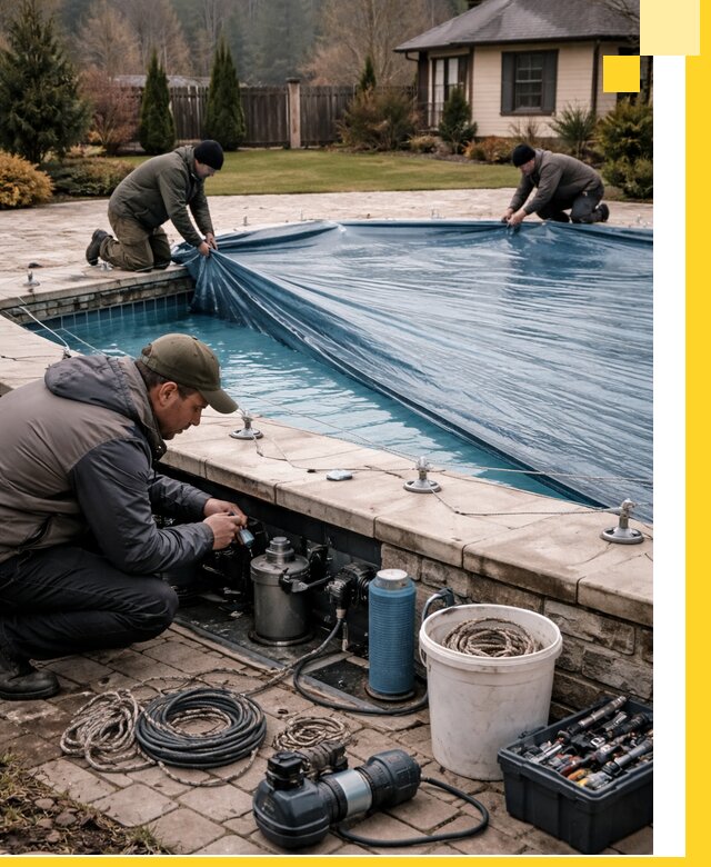 Консервация бассейнов в Туймазы: подготовка к длительному хранению