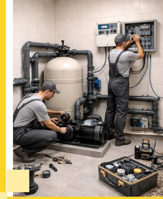 Монтаж оборудования для бассейнов в Туймазы от 40760 р. | ЭриданТмз