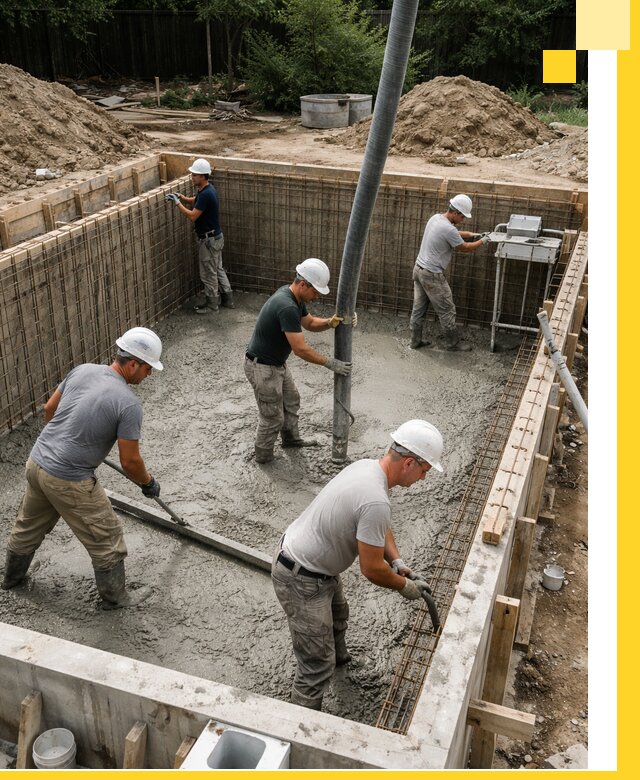 Строительство бетонных бассейнов под ключ в Туймазы