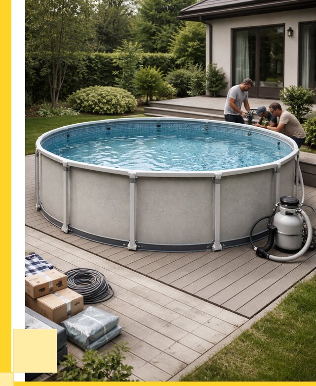 Купить каркасные бассейны в Туймазы от 45855 р. | ЭриданТмз