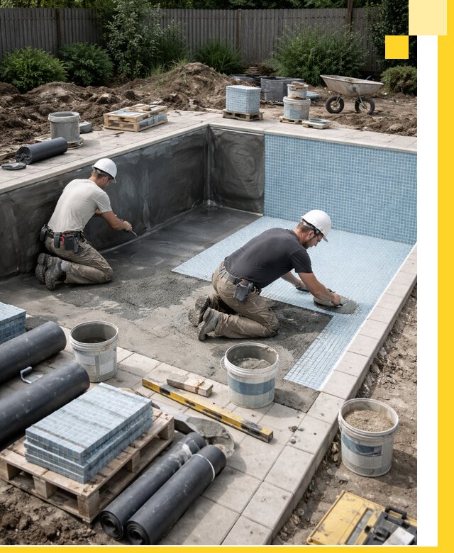 Проектирование и строительство стационарных бассейнов в Туймазы