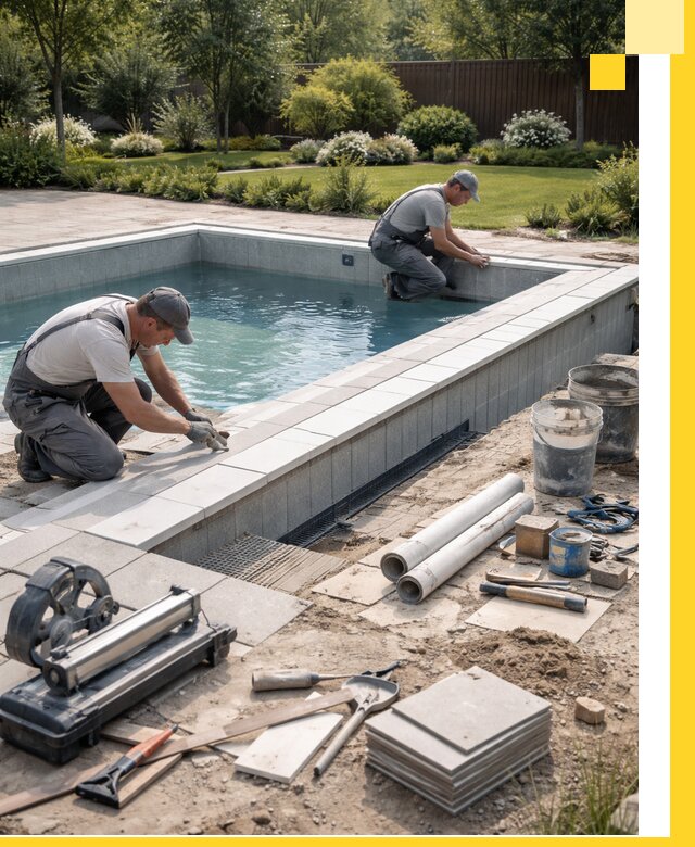 Строительство открытых бассейнов под ключ в Туймазы профессионально