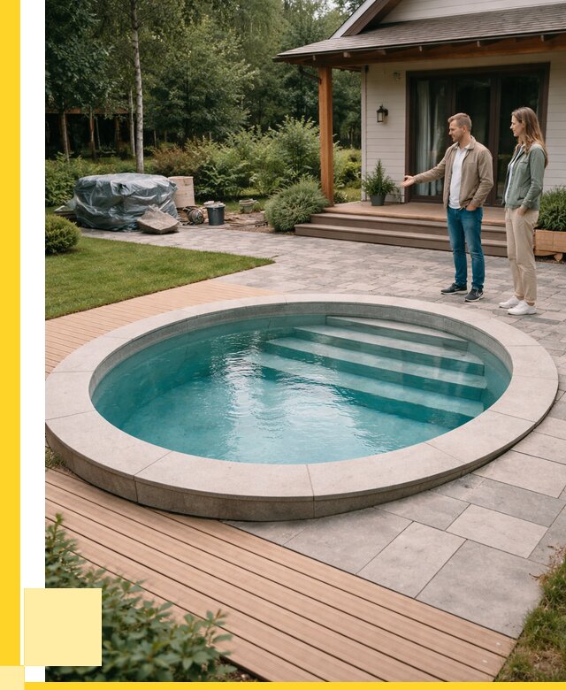 Бассейн на даче под ключ в Туймазы от 203800 р., ЭриданТмз