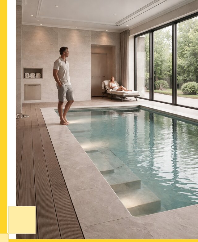 Бассейны в коттедже под ключ в Туймазы от 1222800 р. | ЭриданТмз