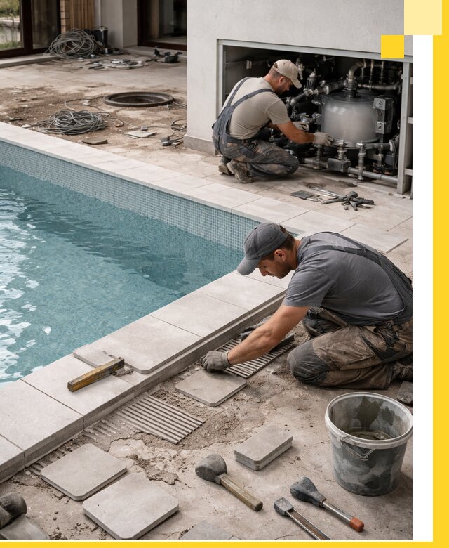 Строительство и монтаж бассейнов в коттедже в Туймазы