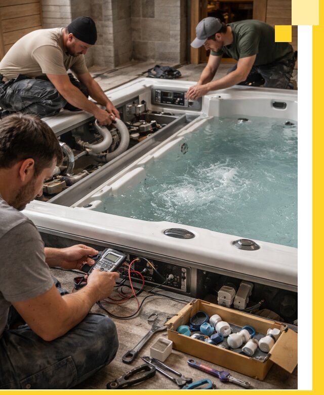 Гидромассажные бассейны под ключ в Туймазы, дизайн и монтаж