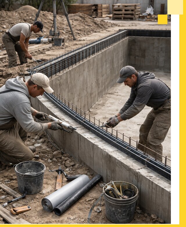 Качественный монтаж чаши бассейна в Туймазы под ключ с гарантией