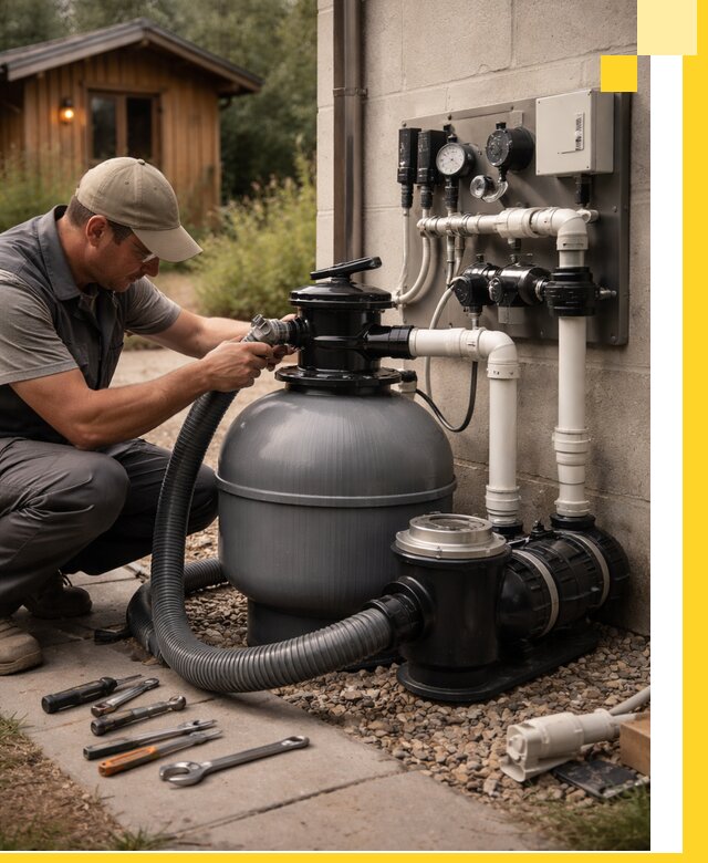 Продажа и монтаж фильтров и насосов для бассейнов в Туймазы