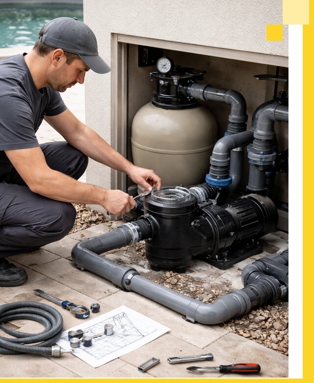 Поставка, монтаж и сервис насосов для бассейнов в Туймазы