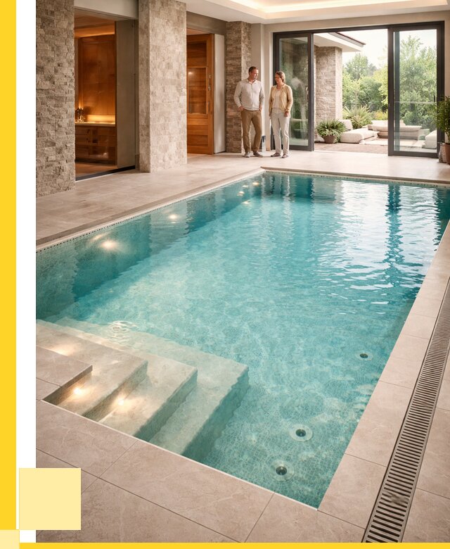 Бассейн во дворе в Туймазы: проект, отделка от 1222800 р. | ЭриданТмз