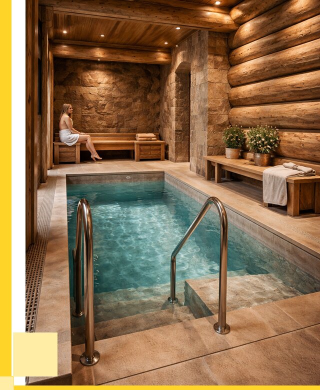 Аренда бани с бассейном в Туймазы от 1528500 р. | ЭриданТмз