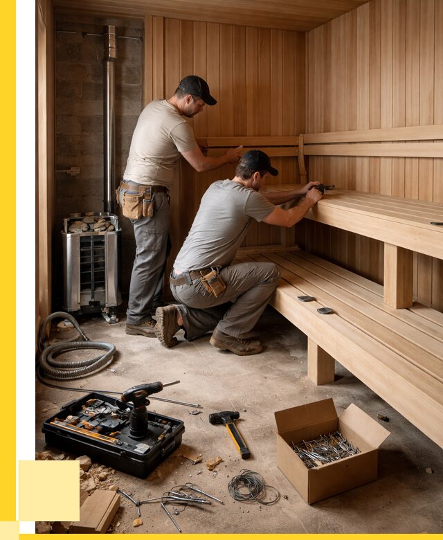 Монтаж саун под ключ в Туймазы от 122280 р. | ЭриданТмз