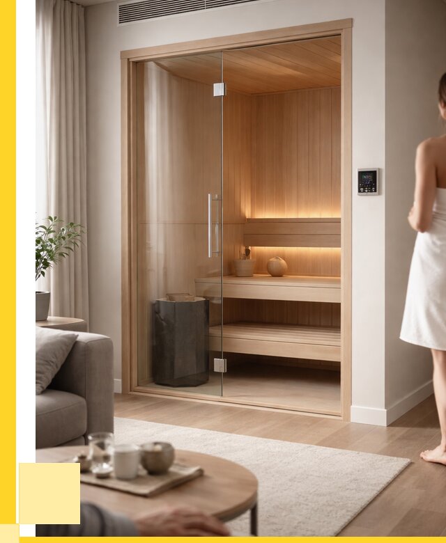 Сауна в квартире под ключ в Туймазы от 122280 р. ЭриданТмз