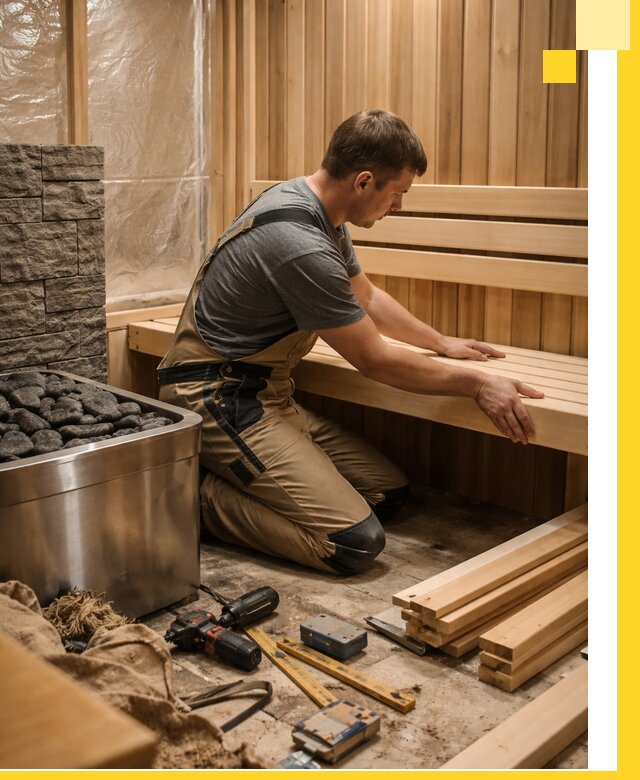 Сауны для дома под ключ с проектированием и монтажом в Туймазы