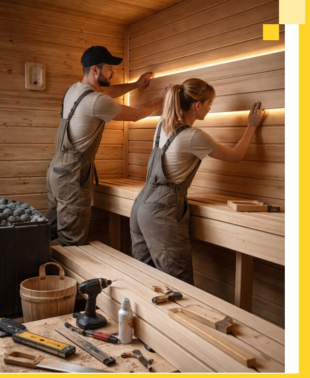 Дизайн саун и бань под ключ с индивидуальным проектом в Туймазы