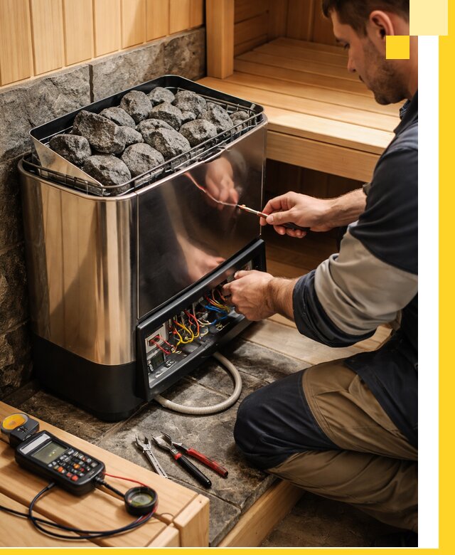 Продажа и установка электрокаменок для саун в Туймазы