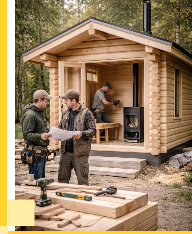 Монтаж бань под ключ в Туймазы — от 203800 р. | ЭриданТмз