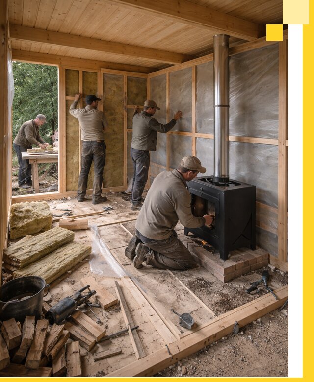 Профессиональный монтаж бань под ключ в Туймазы для дома