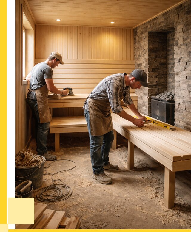 Отделка бани в Туймазы: внутренняя отделка от 3057 р. | ЭриданТмз