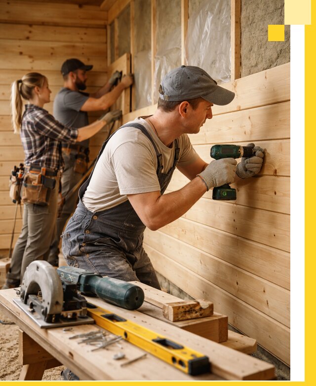 Обшивка бань под ключ в Туймазы: отделка стен и потолков